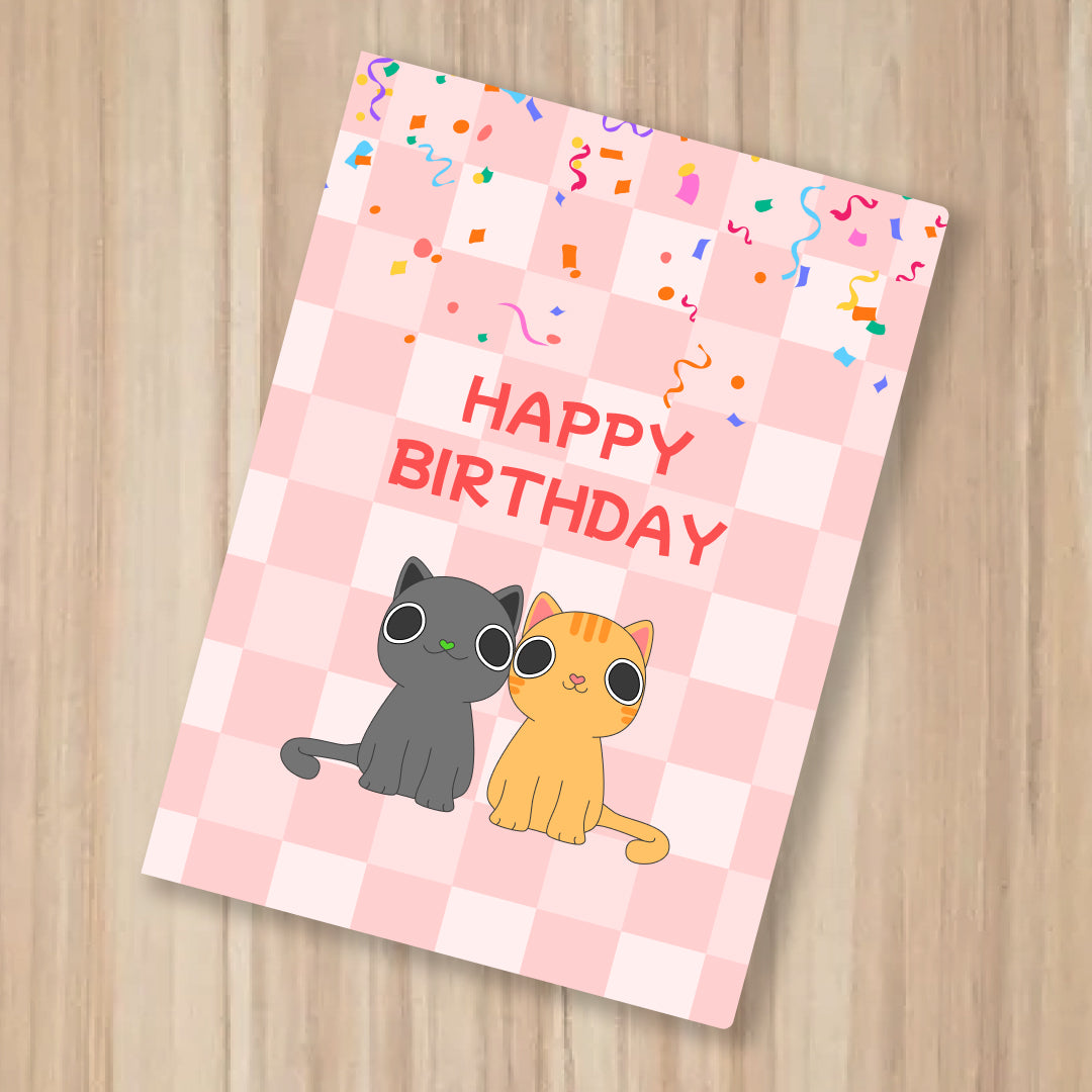 Happy Birthday - Greeting Card with Poem