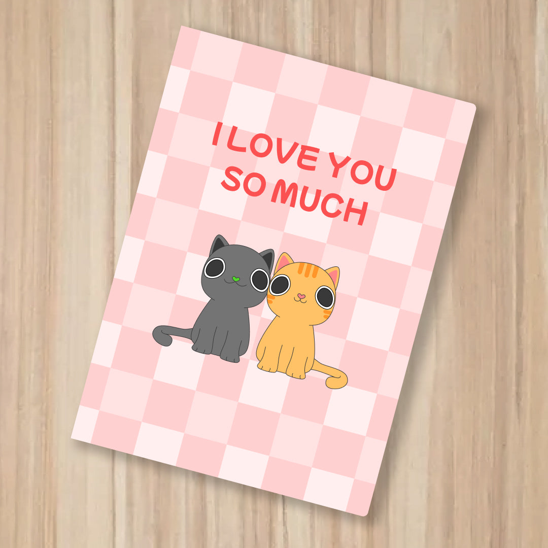 I Love You So Much - Greeting Card with Poem