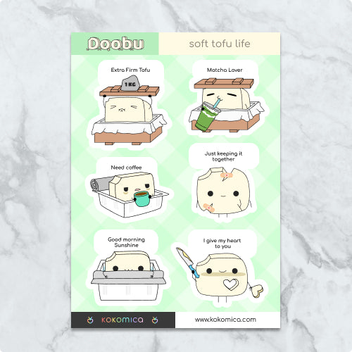 Doobu Sticker Sheet (A6 Size)