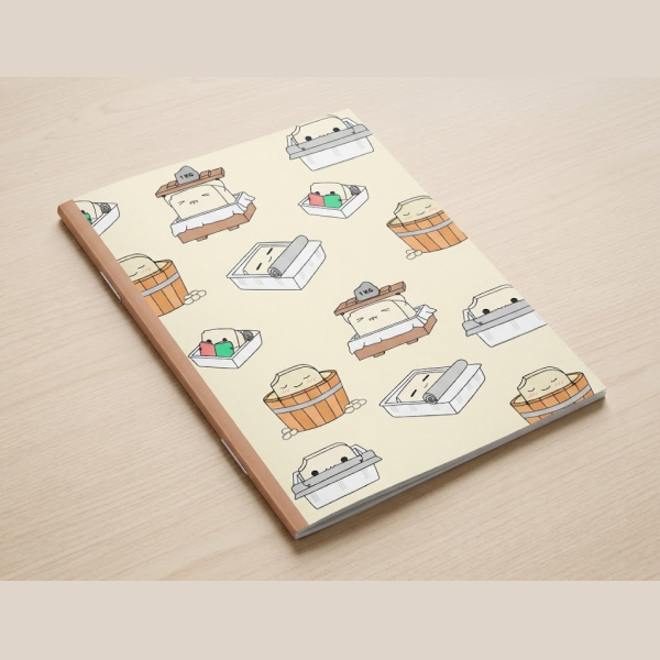Doobu the Tofu Handmade Notebook (A5 / A6 / B7)