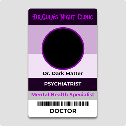 Dr. Dark Matter's Namecard (EZ Link Size)