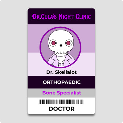 Dr. Skellalot's Namecard (EZ Link Size)