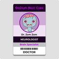 Dr. Zom Zom's Namecard (EZ Link Size)