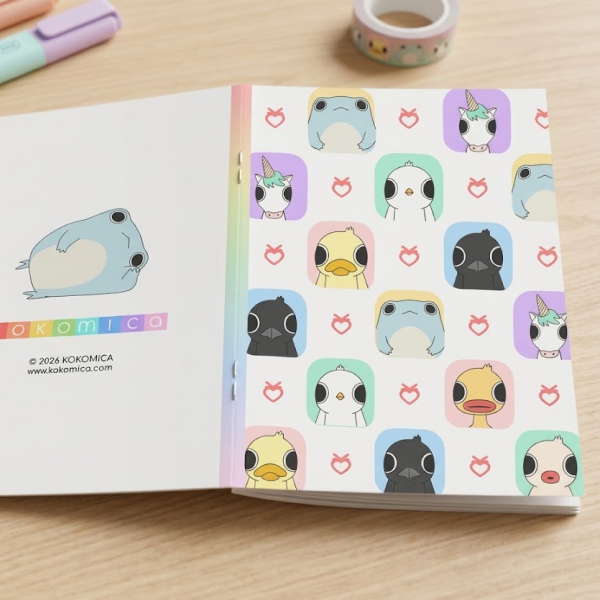 Notots Characters Handmade Notebook (A5 / A6 / B7)