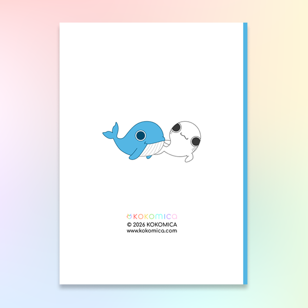 Whalely Whalely Love Life Handmade Notebook (A5 / A6 / B7)